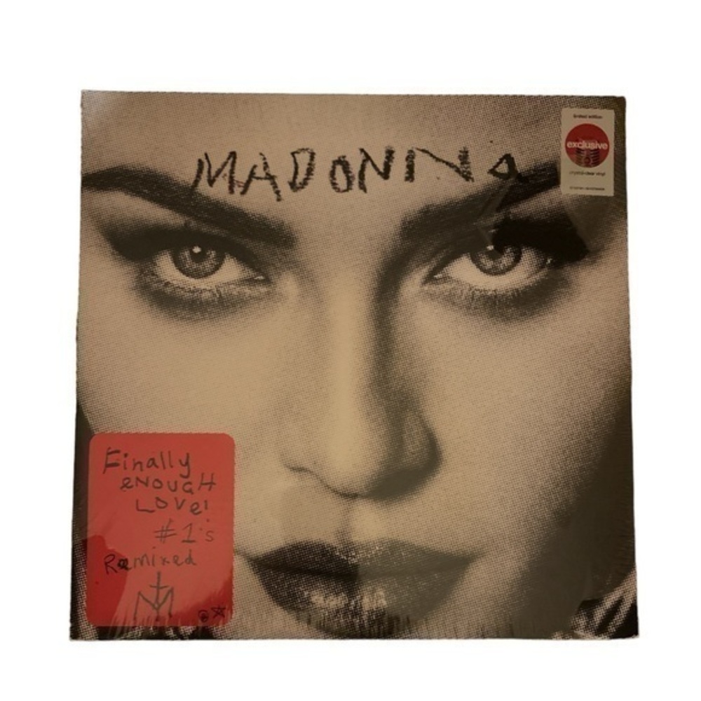Madonna Finally Enough Love Crystal Clear Vinyl Double LP Limited Edition